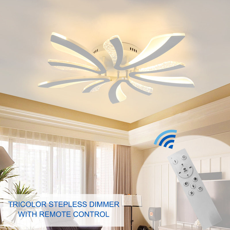 Ivy Bronx Modern Led Ceiling Light Living Study Room Ceiling Lamps